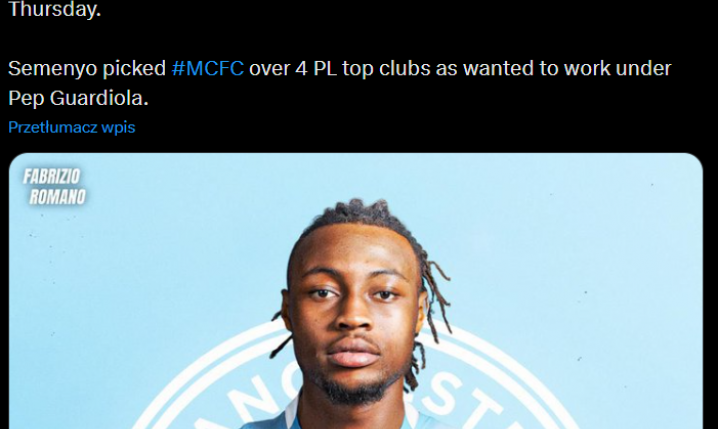 HERE WE GO! Manchester City sprowadza piłkarza LIGOWEGO RYWALA za 65 MLN FUNTÓW!